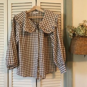 Vestique Gingham Button Down